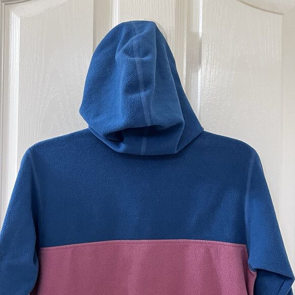 Patagonia Kids Micro D Snap-T Fleece Jacket Blue and Pink Girls Size Medium 10 - Picture 11 of 13